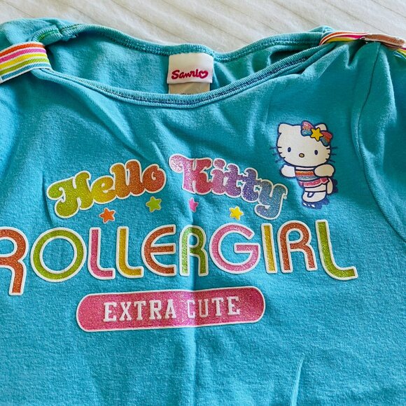 Hello Kitty Matching (Set) Top and Skorts (Shorts/Skirt). SANRIO. - Picture 10 of 14